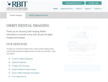 Tablet Screenshot of orbitimaging.com